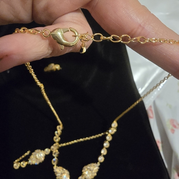 21kgp Duabi Jewlery - Elegant Gold Jewelry Set - Picture 14 of 17